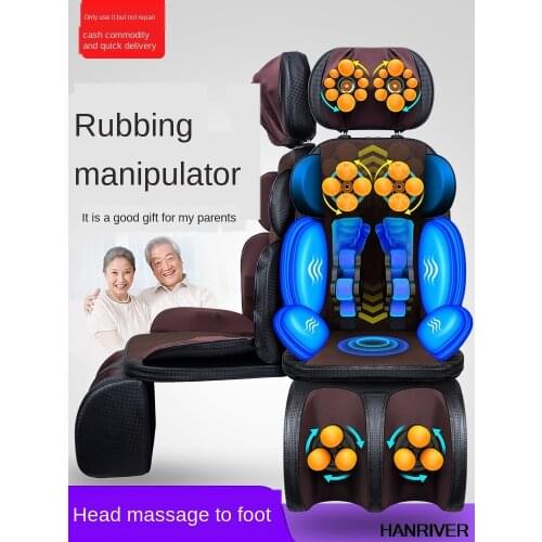 Massage Chair Household Automatic Space Capsule Full Body Small Kneading Chair Cushion Cervical Neck Waist Massager