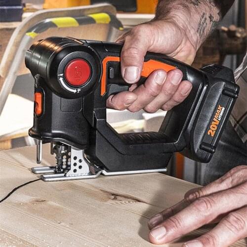 WX550 Jig Saw Multi-function Electric Saw Rechargeable 2000mAh 20V Li-Ion Battery Cordless Reciprocating Saw Jig Saw 3000rpm