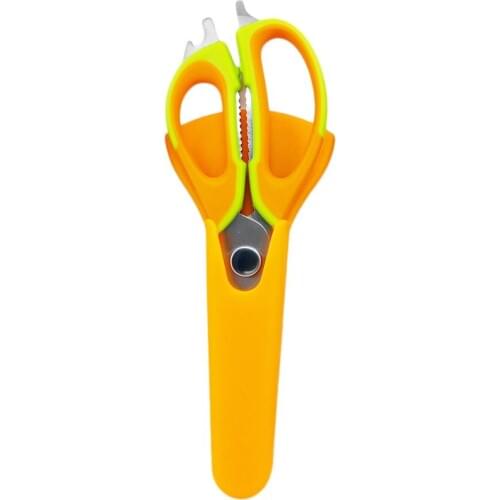 Stainless Steel Multifunctional Kitchen Scissor Multipurpose Home Use Scissor For Peeling Decaping Chicken Cutting