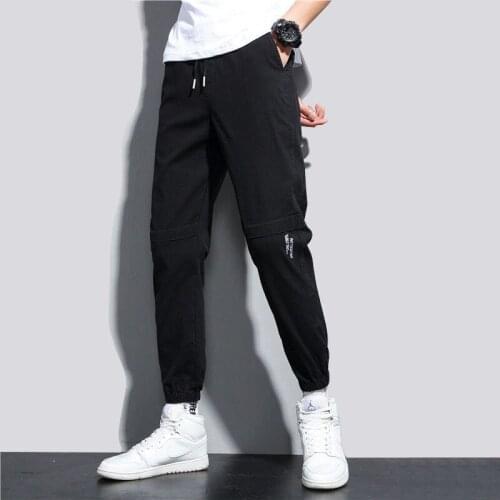 Casual Pants Mens 2021 New Autumn And Winter Work Clothes Fashion Brand Loose Versatile Legged Harlan