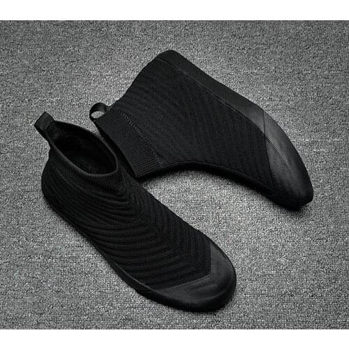 Maggies Walker New Arrival Men Mesh Casual Shoes Fashion Elastic Platform Canvas Shoes Size 40~44