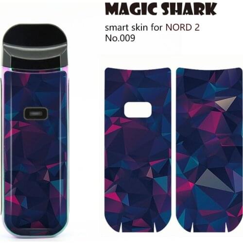 100% New Skull Evil Flag Flower Painting Lion Stereo Case Cover Skin Tape Sticker for Smok Nord 2