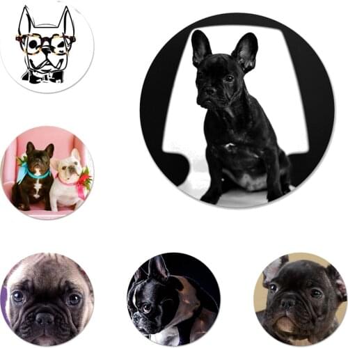 French bulldog dog Badge Brooch Pin Accessories For Clothes Backpack Decoration gift 58mm