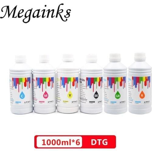1000ml DTG ink For Starfire SG1024 printhead Ricoh G5 printhead Textile printer Direct to garment (8 Color Optional)