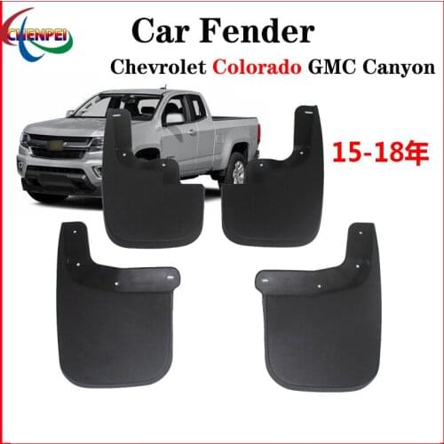 4pcs Special Fender For Chevrolet Colorado GMC Canyon 2015-2018 Auto Mudguard Tire Accessories Supplies Car Accessories