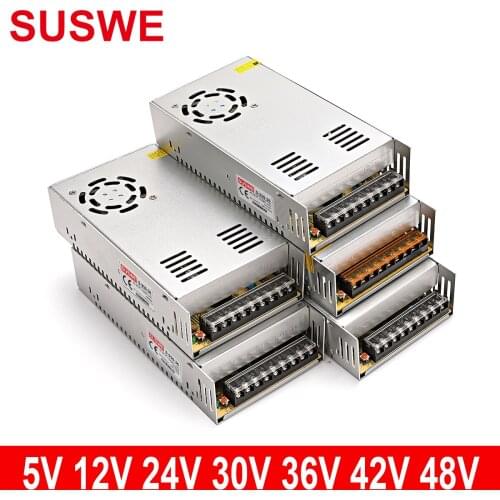 Switch lighting power supply DC 5V 6V 8V 9V 10V 12V 15V 0.5A 1A 3A universal adapter SUSWE