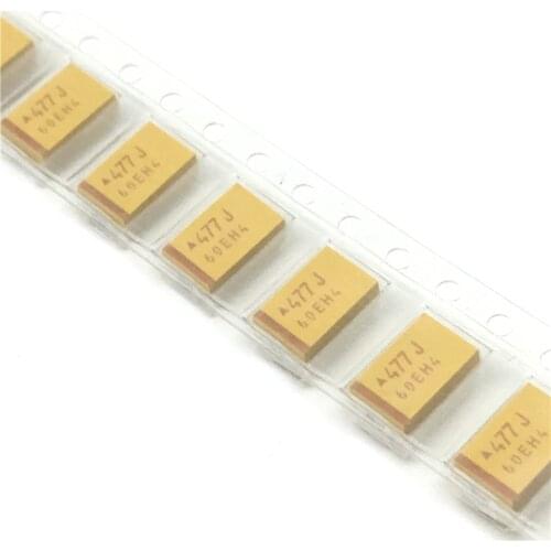 10PCS/LOT 6.3 V SMD tantalum capacitor 470 uf E 7343 accuracy of 10