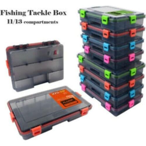 2021 Fishing Waterproof Fishing Tackle Box Double-sided Opening And Closing Bait Box Multifunctional Hook And Bait Accessory Box