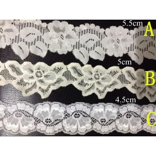 4.5-5.5cm exquisite elastic jacquard shining effect lace trimming,shining surface lace trim,XERY0624F