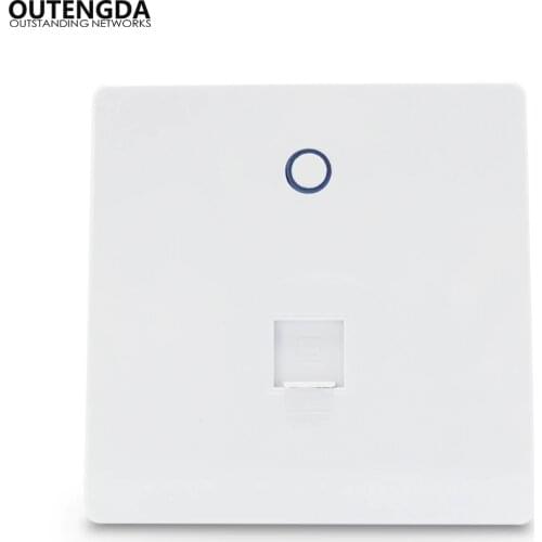 802.11AC in Wall Wifi Router Wireless Access Point 750Mbps Indoor Wall WiFi AP Power over Ethernet(PoE in) with LAN data output