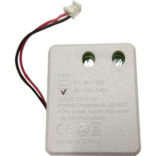 AC110V or AC220V Input to Output DC3.3V power only work on Mi Light B8 smart Touch panel controller
