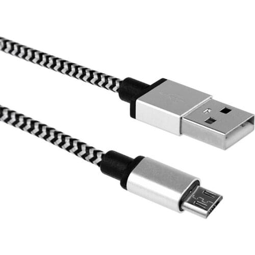 Aluminium Snake pattern Fabric type-c micro 5pin 8pin usb cable Date Sync Charger Cable for Iphone 8 7 Sumsung s 8 9 500 p