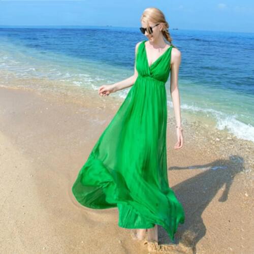 Bogeda Solid Summer Dresses