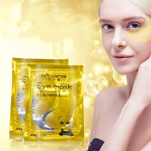 Collagen Eye Mask Effectively Relieve Eye Muscle Fatigue Fades Dark Circles Hydration Eye Gel Patch Mask Facial Beauty TSLM1