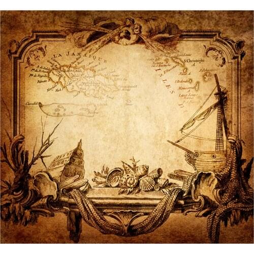 Colorful print Wall Tapestry Wall Hanging Psychedelic Tapestry Decor for Bedroom Living Room Ancient map M442