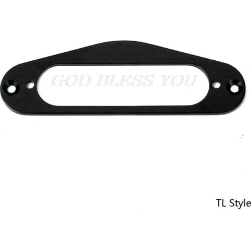 Single Coil Neck Pickup Surround Mounting Ring with Screws for Telecaster Tele Style Electric Guitar Aluminum Alloy Metal