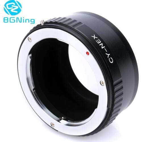 BGNING Camera Lens Adapter Ring for Contax Yashica C/Y CY Lens to for Sony Alpha NEX E-Mount NEX-3N NEX-6 NEX-5R C Y to E Mount