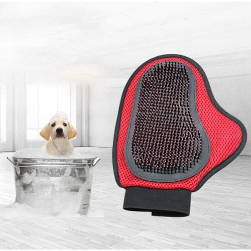 Pet Grooming Glove for Cats Brush Comb Pet Deshedding Brush Glove for Animal Dog Pet Hair Gloves for Cat Dog Grooming Products