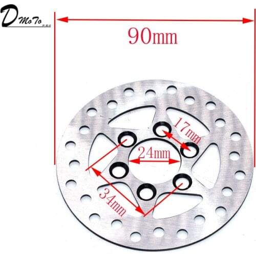 90MM Outside diameter Small Brake Disc Plate for Scooter Mini Bike Motorcycle