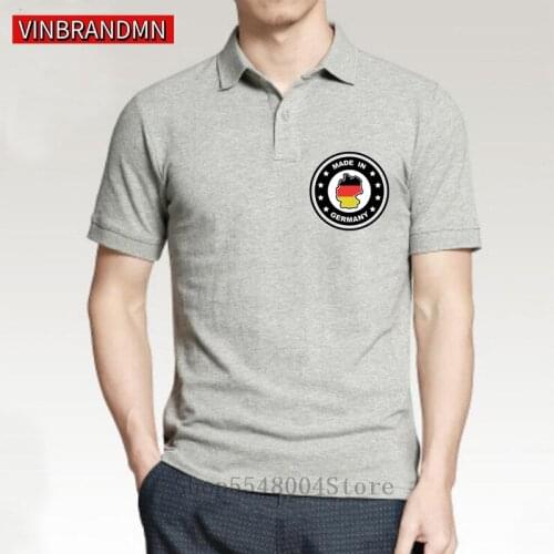 Newest Fashion Made in Germany Polo Shirt for men Deutsch Germany Pride Mens Polo shirts Deutschland Flag Polo shirt Custom Man