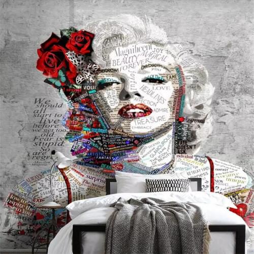 Hand-painted background wall decoration painting professional production murals, wallpaper wholesale, custom poster photo wall