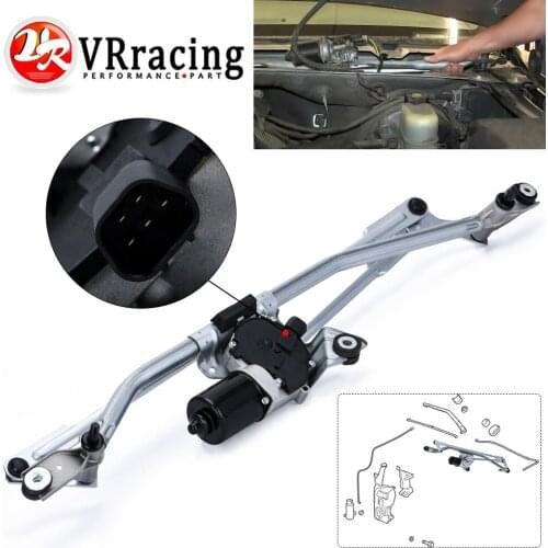 Windshield Wiper Linkage Front Motor Module Asm Washer Component For 07-14 GM Cadillac Chevy 23328193 VR-WSS07