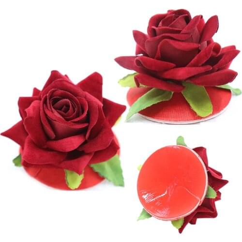 Sexy Adult Products Red Rose Nipple Clamps Breast Sticker Chest Patch Flirting Nipple Sucker Sex Games Exotic Sex Toys for Woman