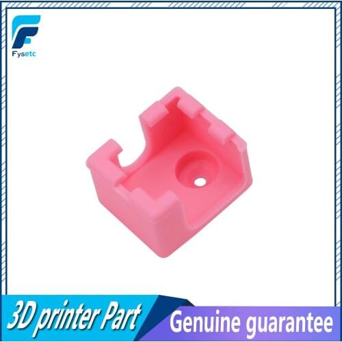 V6 Heater Block Fixings Silicone Insulation Sock non-Official Heated Block Pink For V6 PT100 Hotend Warm Keeping Cover