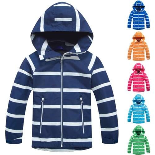 Boy Waterproof Jackets Outerwear Sport Jacket Windproof Polar Fleece Warm Coat Autumn Children Jacket Kids Hooded Windbreaker