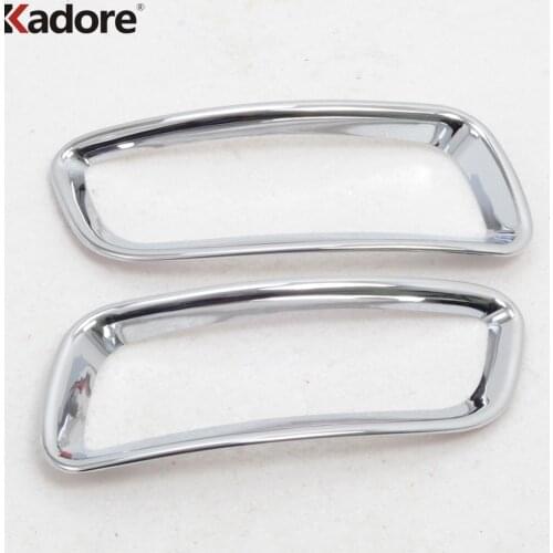 For Renault Koleos 2008 2009 2010 2011 ABS Chrome Rear Tail Foglight Lamp Cover Trim Back Fog Light Decoration Accessories