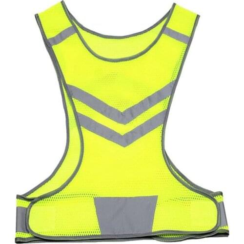 Safety Reflective Vest 360 Degree No-Angle Reflective Strip for Walking Running Cycling Sports Day and Night