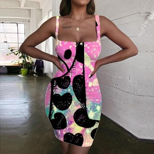 Giyu Brand Giraffe Dresses Women Animal Bodycon Dress Lovely Halter Sleeveless Colorful Vestido Sexy Womens Clothing Party Beach