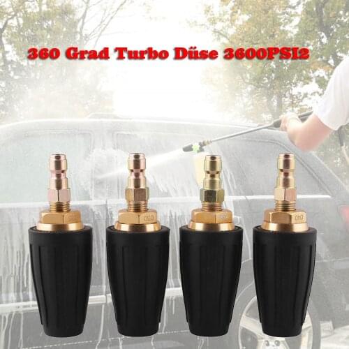 1/4 "High Pressure Quick Connect Rotating 360 Degree Turbo Dune 3600PSI2. 5-4 GPM For High Pressure Washer