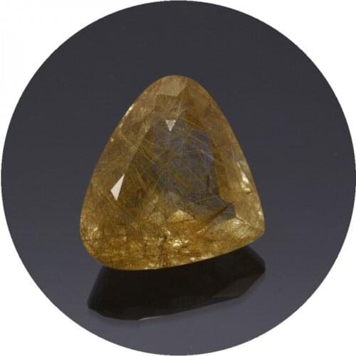 19,15 ct. Rutile Quartz Pear Cut