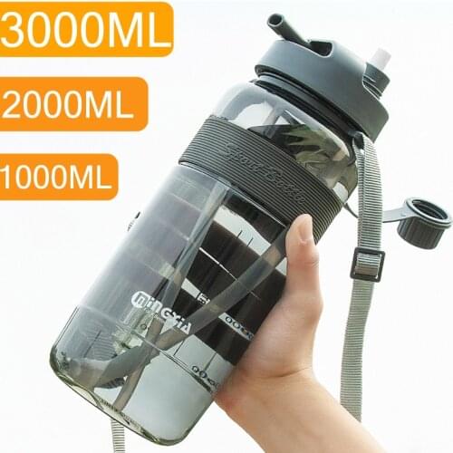 2021 1000ml 2000ml Sport Water Bottle for Bike Bicycle Outdoor Bottles Drinking Bottle for Water BPA Free 1L 2L 3L Space Cup