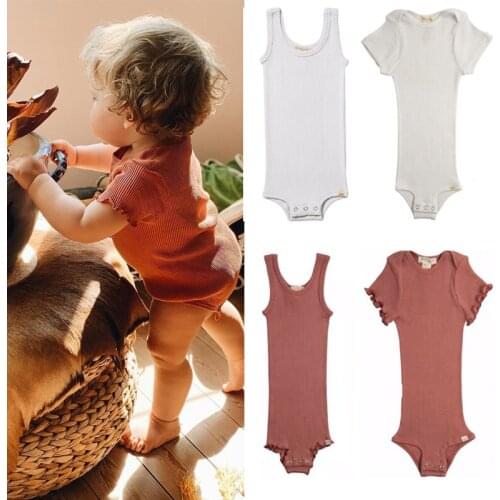 Baby Bodysuits 2020 New Summer mm Brand Baby Boys Girls Cute Lovely High Quality Jumpsuits Infant Toddler Child Newborn Clothes
