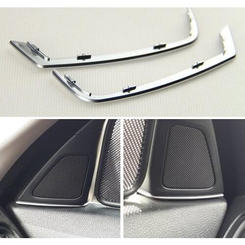 For BMW 5 Series 525 520 F10 2011 2012 2013 Car Front Door Audio Speaker Strip Stereo Decal Cover Trim Styling Mouldings Sticker