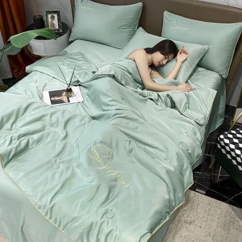 Bedding Set embroidery Duvet Cover Quilt insert filled With Pillowcase bed sheets Queen King Size Bedclothes blankets