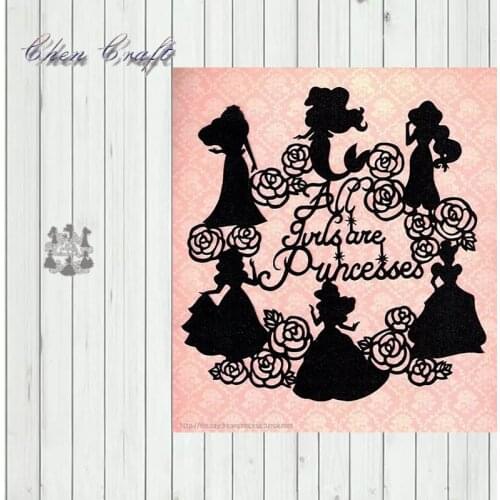 Metal Cutting Dies Flowers and beauties for DIY Scrapbooking Album Paper Cards Decorative Crafts Embossing Die Cuts