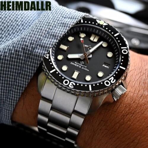 Shark 007 Sapphire Glass 20ATM Water Resistance Japan NH35 Men Dive Automatic Watch