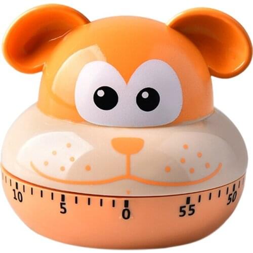 New Design Daily Timer Alarm Clock Cartoon Animal Timer Cooking Timer Animal Shape Counters for Kitchen Timing Tool