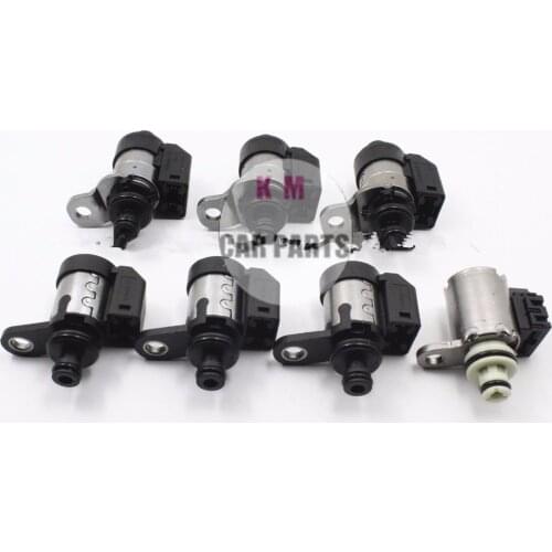 Original RE5R05A A5SR1/2 shift Solenoids Kit 7PC For02-ON G37 Armada Titan Frontier Navara NV Original transmission solenoid kit