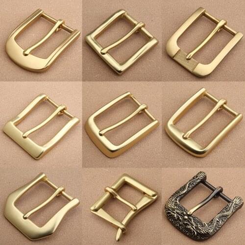 Pure copper belt buckle mens pin buckle Brass Belt Buckle manual belt buckle leisure belt buckle belt buckle
