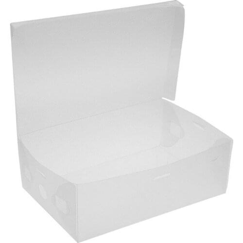 10Pcs Foldable Plastic Shoe Storage Case Boxes Stackable Organizer Shoe Holder Baske Shoes Box Organizer