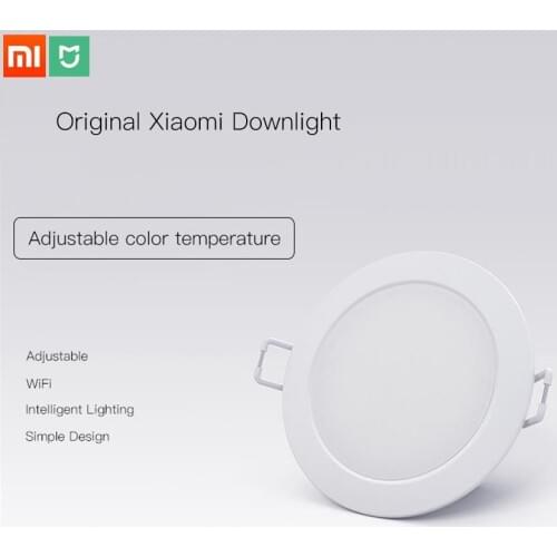 Original Xiaomi MI Mijia Smart Downlight Wifi Work with Mi home App Remote control White & Warm light Smart Change Light