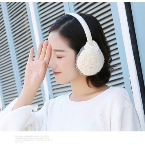 Unisex Winter Warm Knitted Earmuffs Ear Warmers Muffs Women Men Earlap Cover