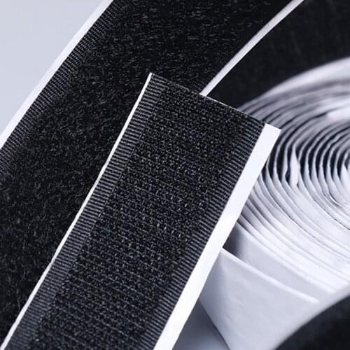 1M Strong Self adhesive Hook and Loop Fastener Tape nylon sticker Waterproof Adhesive Magic Sticker Tape With Strong Glue