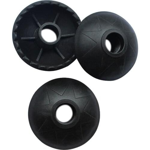 10PCS New Hot High Quality Black Hiking Pole Rubber Summer Drag Walking Stick Cane Accessories Outdoor Trekking Pole Accessories