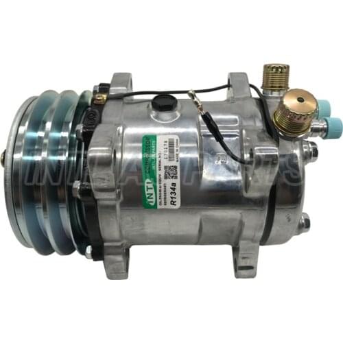 6664 6626 4509 4510 5720 S6626 S6664 Auto air conditioner A/C compressor FOR SANDEN SD5H14 508 12V/24V 2GA 132mm