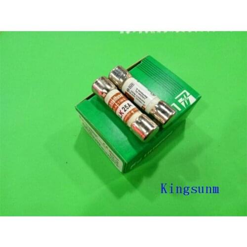 Free shipping 10pcs KLK 25 fuse 10X38 25A Littelfuse 600VAC